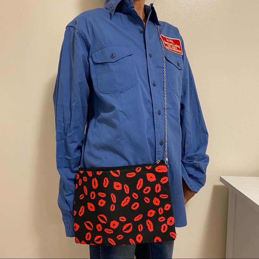 American Living Denim Autoshop Shirt + Purse